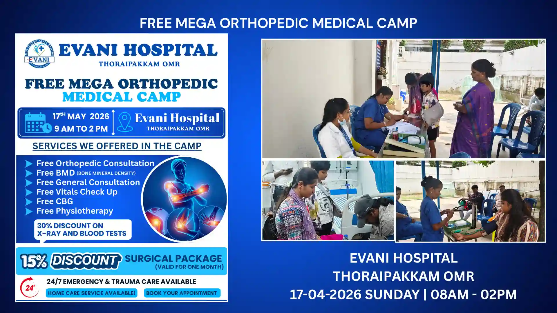 FREE-MEGA-ORTHOPEDIC-MEDICAL-CAMP-Evani-Hospital-THORAIPAKKAM-OMR